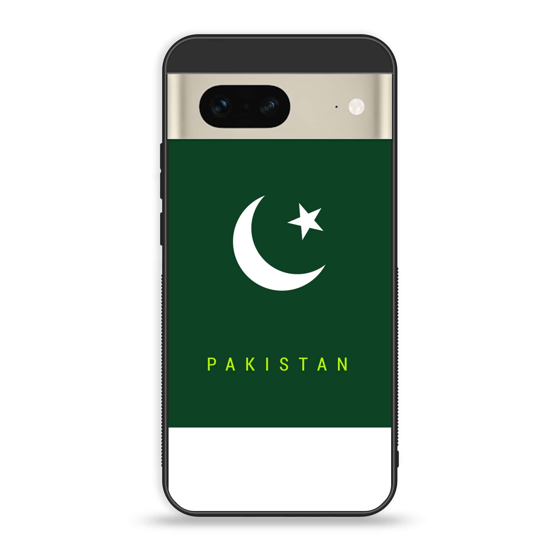 Google Pixel 7a  - Pakistani Flag Series - Premium Printed soft Bumper Shock Proof Case
