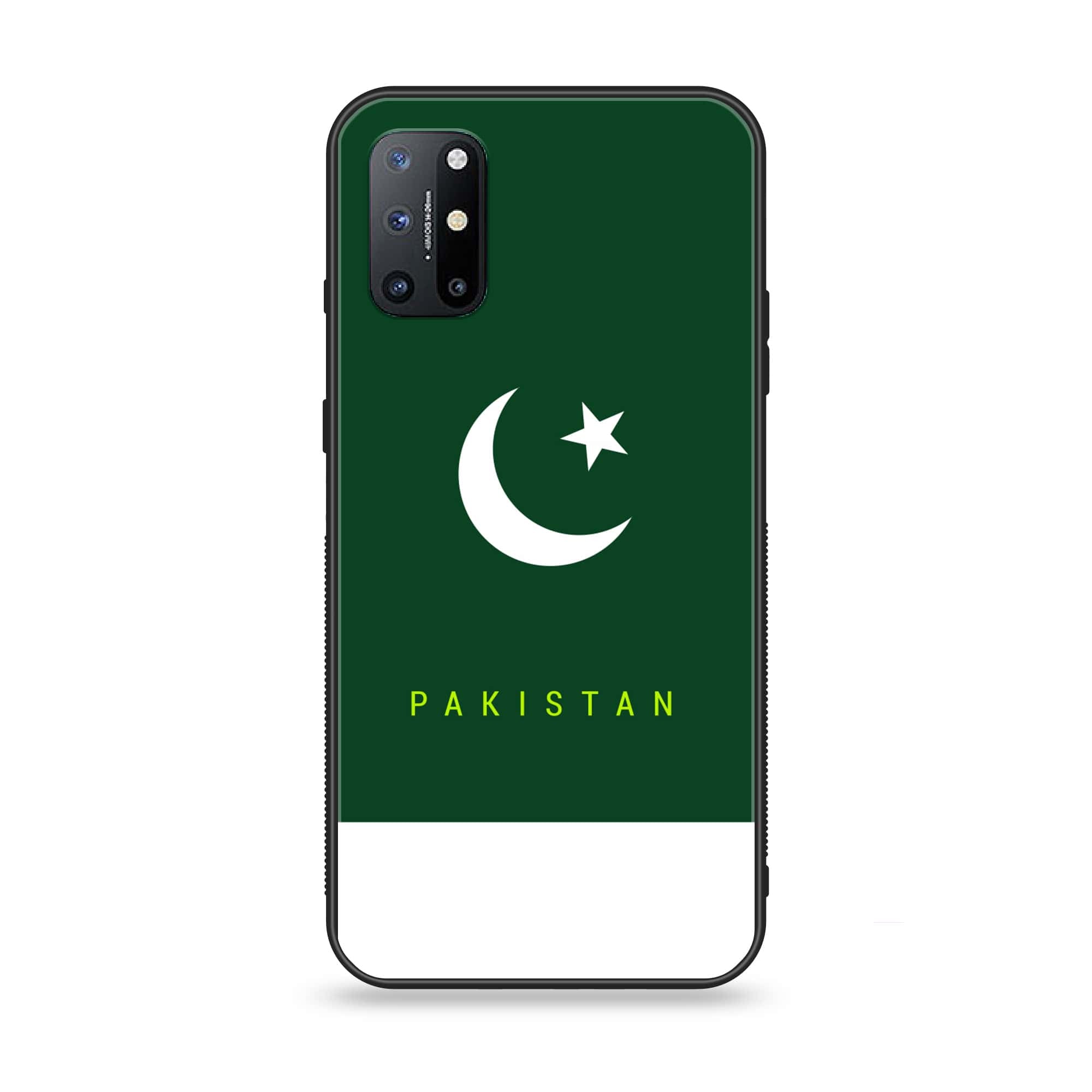OnePlus 8T - Pakistani Flag Series - Premium Printed Glass soft Bumper shock Proof Case
