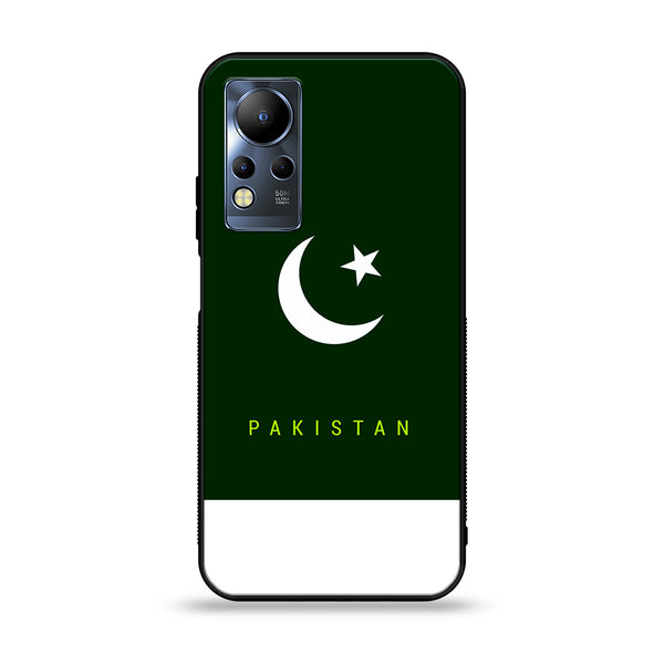 Infinix Note 12 G88 - Pakistani Flag Design 5 - Premium Printed Glass soft Bumper shock Proof Case CS-13324