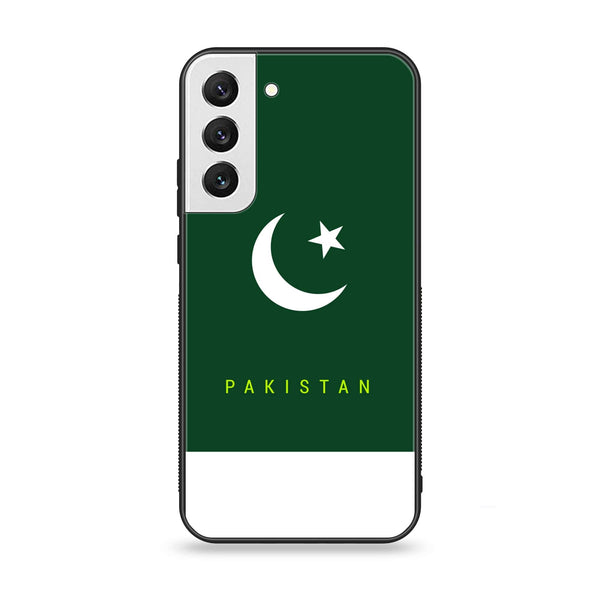 Samsung Galaxy S21 FE - Pakistani Flag Design 5 - Premium Printed Glass soft Bumper shock Proof Case CS-18171