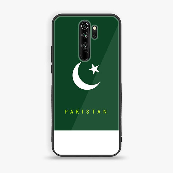 Redmi Note 8 Pro - Pakistani Flag  Design 5 - Premium Metal Printed soft Bumper shock Proof Case  CS-31918