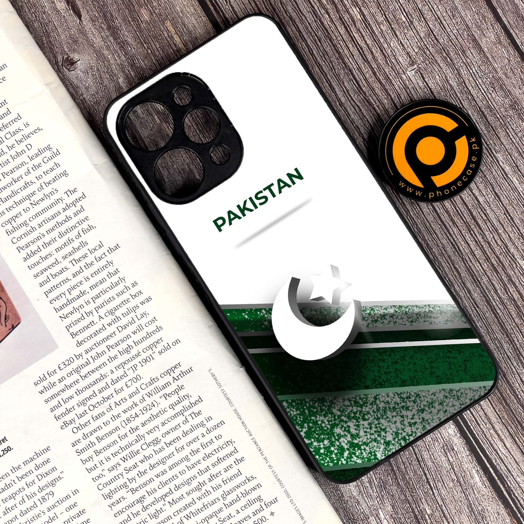 Xiaomi Redmi 12 - Pakistani Flag Series - Premium Printed Glass soft Bumper shock Proof Case