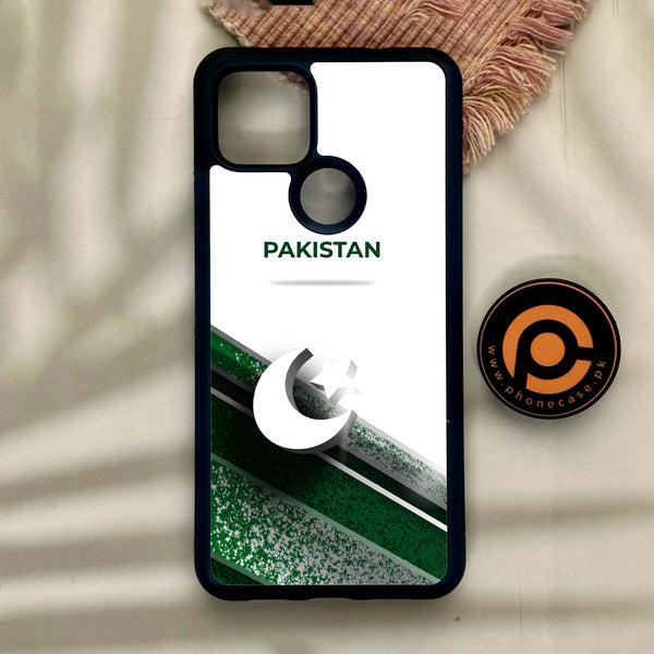 Google Pixel 4a 5G - Pakistani Flag Design 10 - Premium Metal Printed Soft Bumper Shock Proof Case