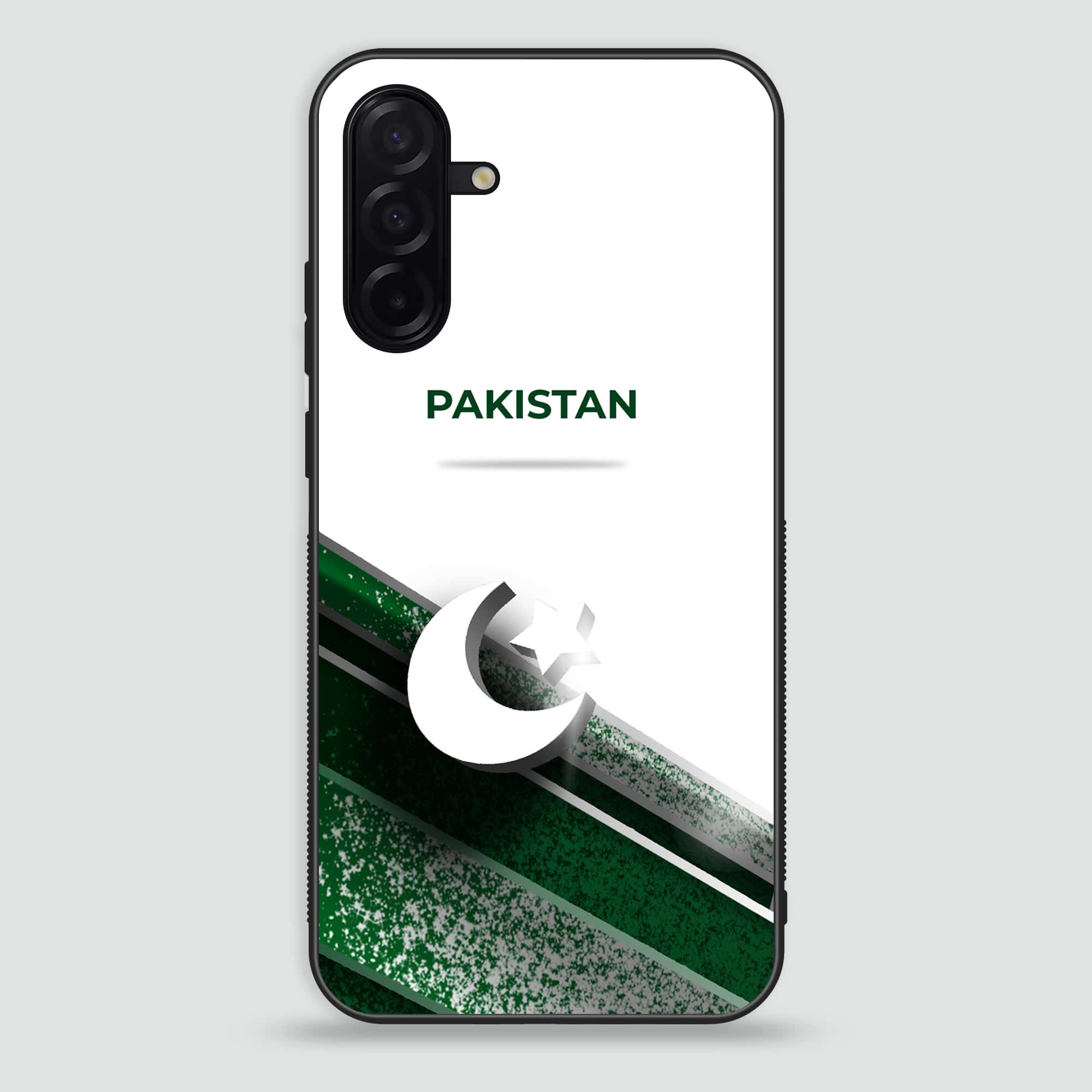 Samsung Galaxy A26 - Pakistani Flag Series - Premium Printed Glass soft Bumper shock Proof Case