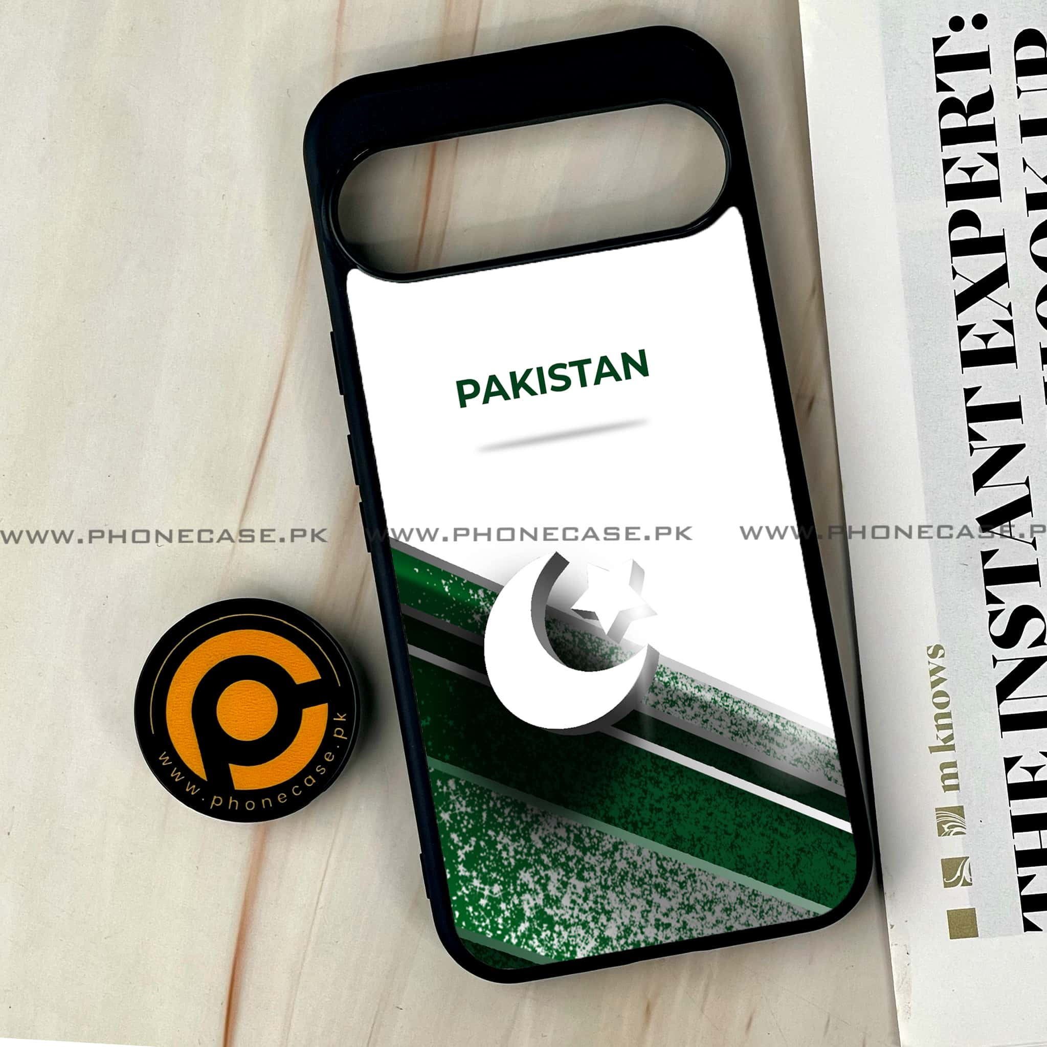 Google Pixel 9 Pro XL - Pakistani Flag Series - Premium Printed Glass soft Bumper shock Proof Case