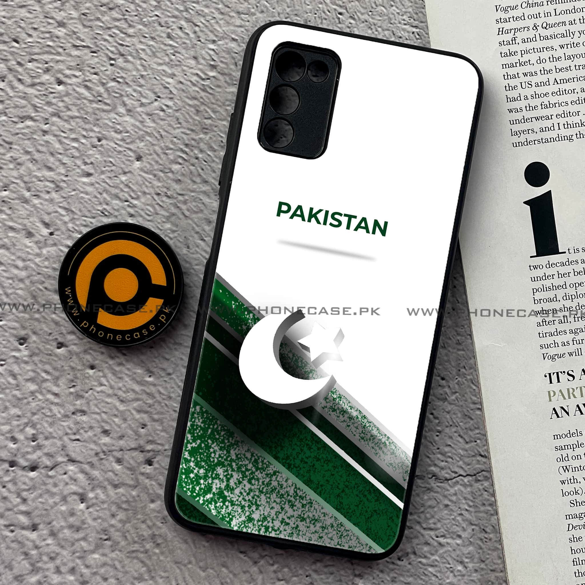 Samsung Galaxy A02s - Pakistani Flag Series - Premium Printed Metal soft Bumper shock Proof Case