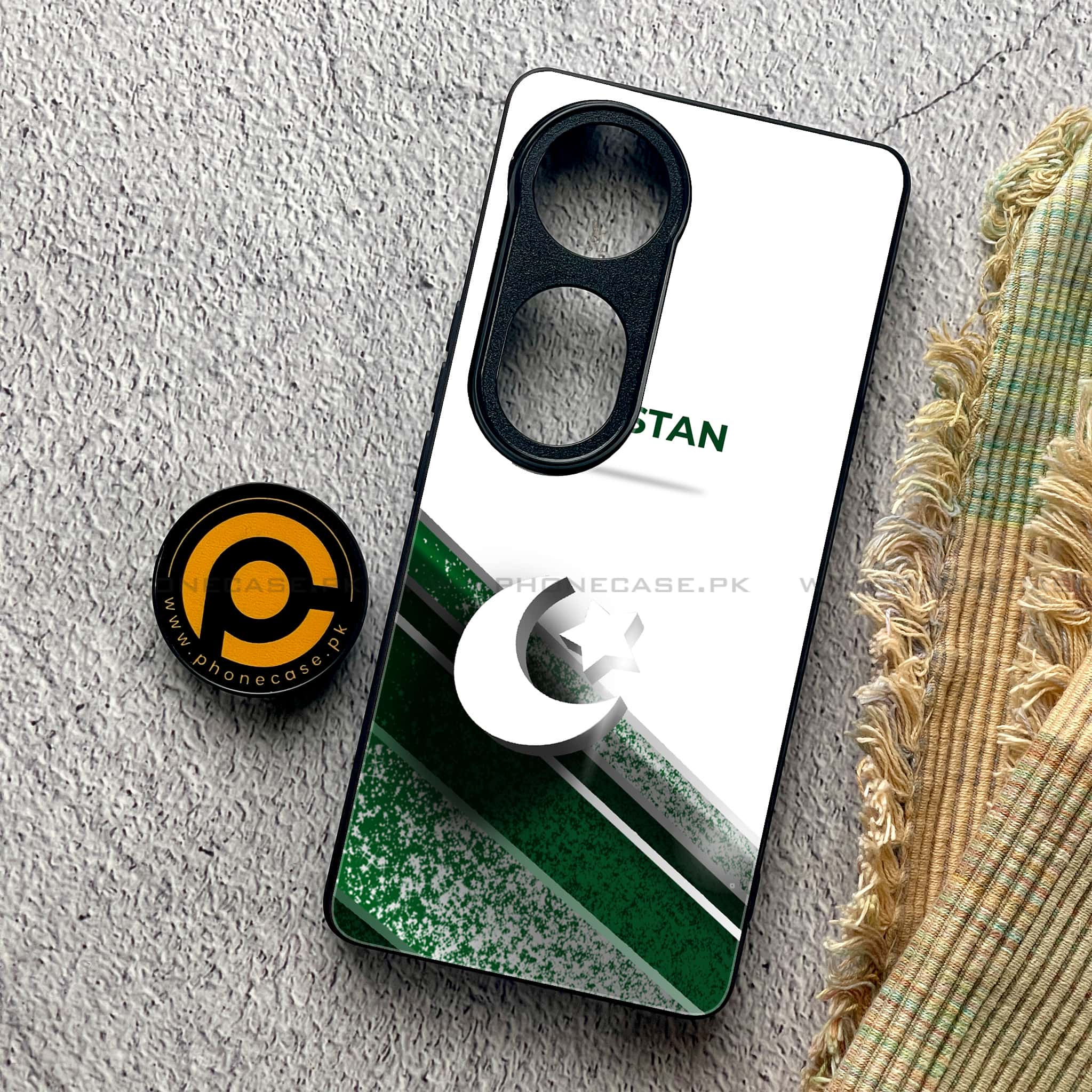 Vivo S19 Pro - Pakistani Flag Series - Premium Metal Printed soft Bumper shock Proof Case