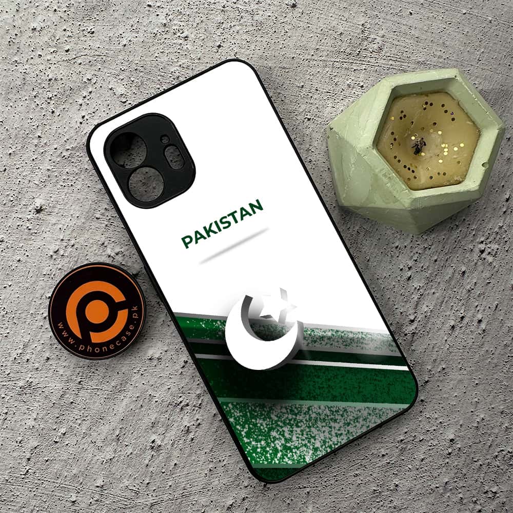 Nothing Phone 2 - Pakistani Flag Series - Premium Metal  Printed soft Bumper shock Proof Case