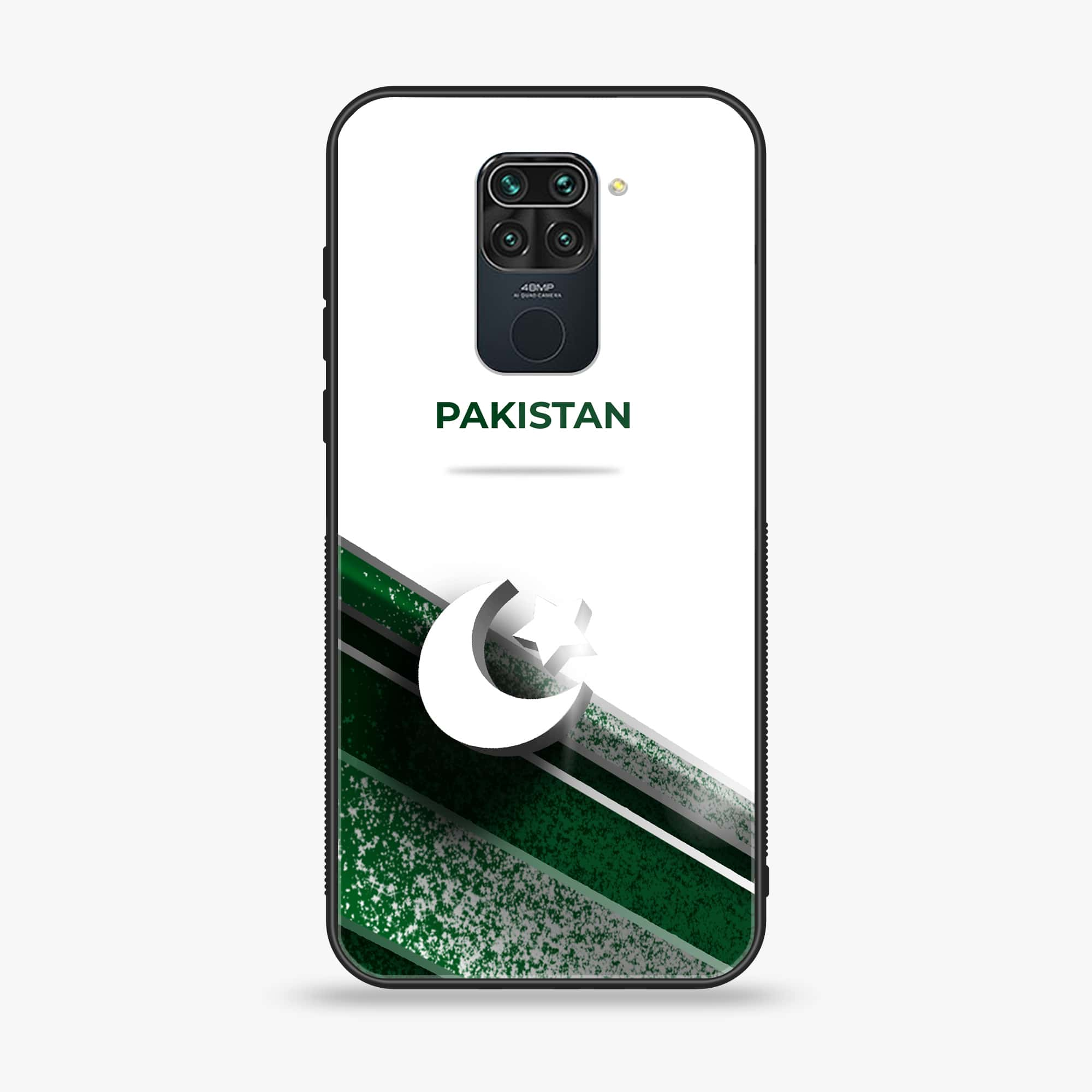 Xiaomi Redmi 10X - Pakistani Flag Series -  Premium Printed Metal soft Bumper shock Proof Case