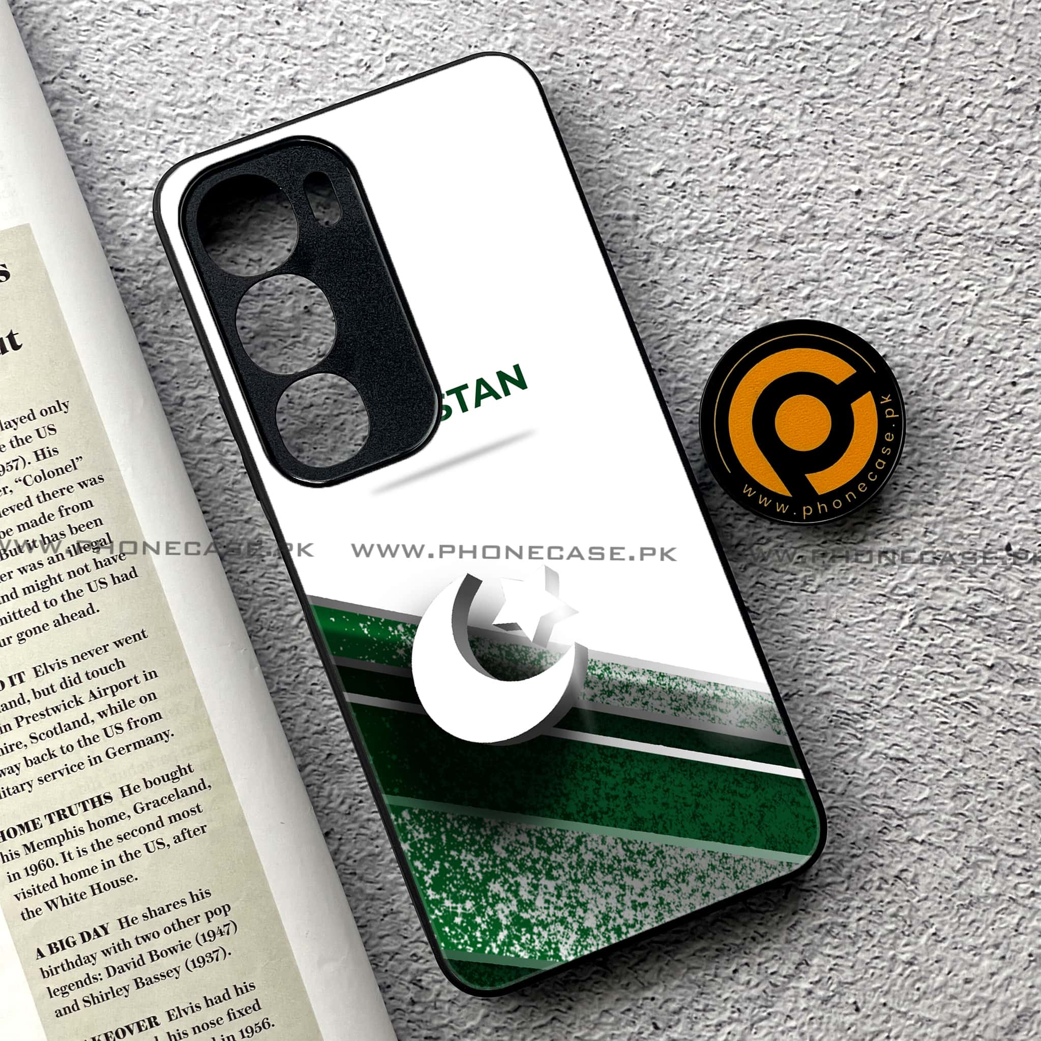 Vivo Y19s Pro - Pakistani Flag Series - Premium Metal Printed soft Bumper shock Proof Case