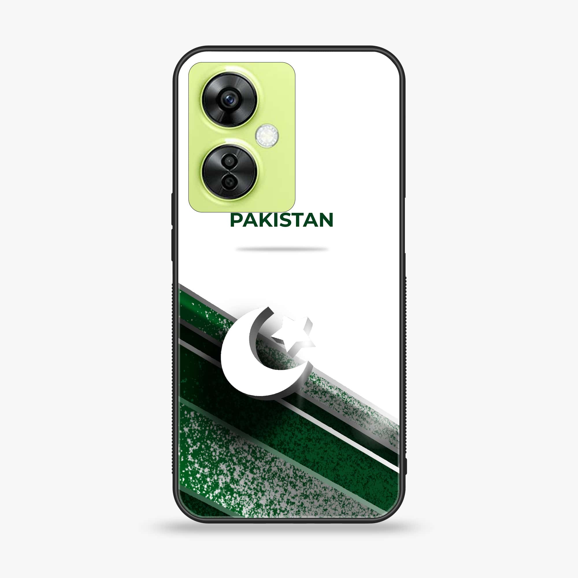 OnePlus Nord CE 3 Lite - Pakistani Flag Series - Premium Printed soft Bumper shock Proof Case