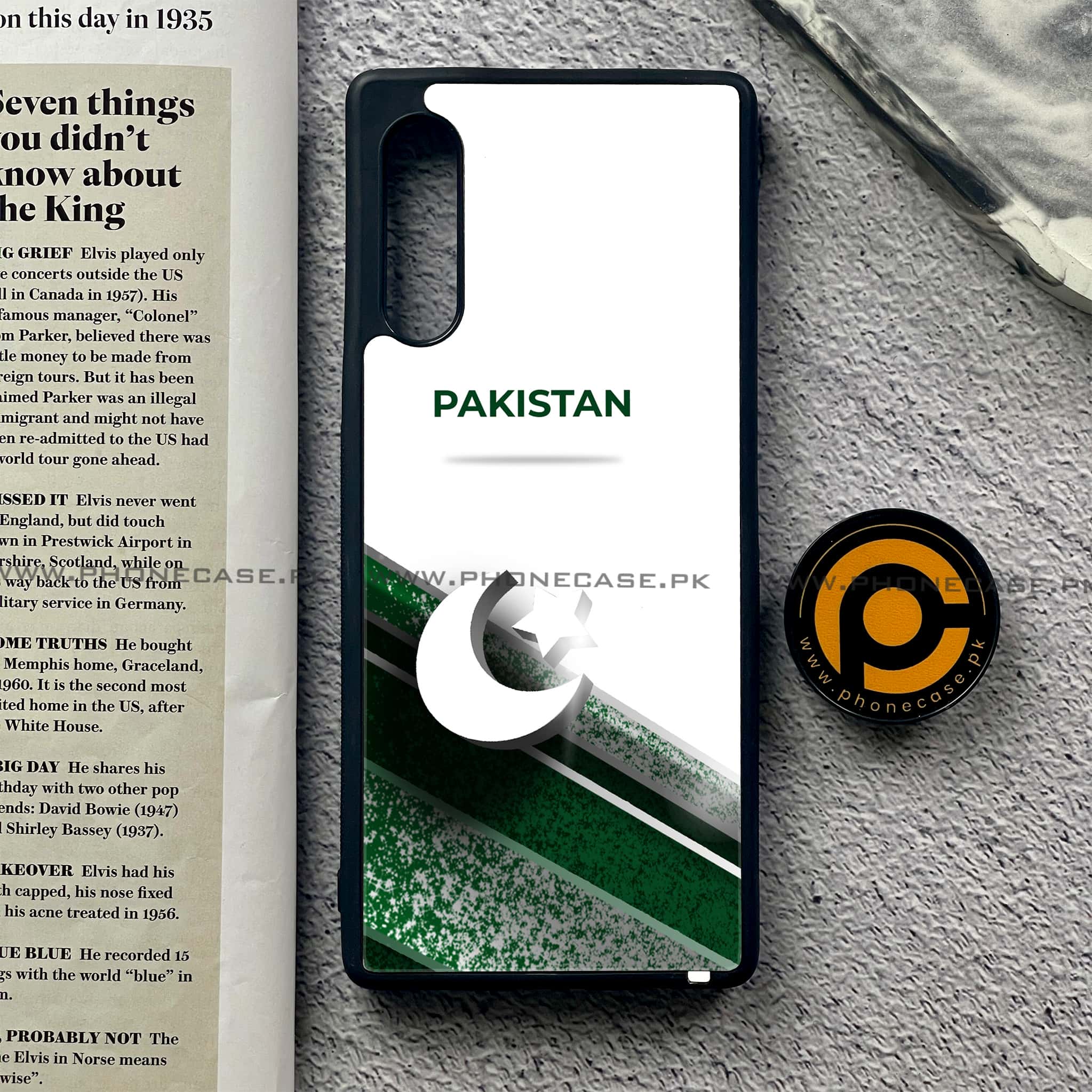 LG Velvet - Pakistani Flag Series - Premium Printed Glass soft Bumper shock Proof Case
