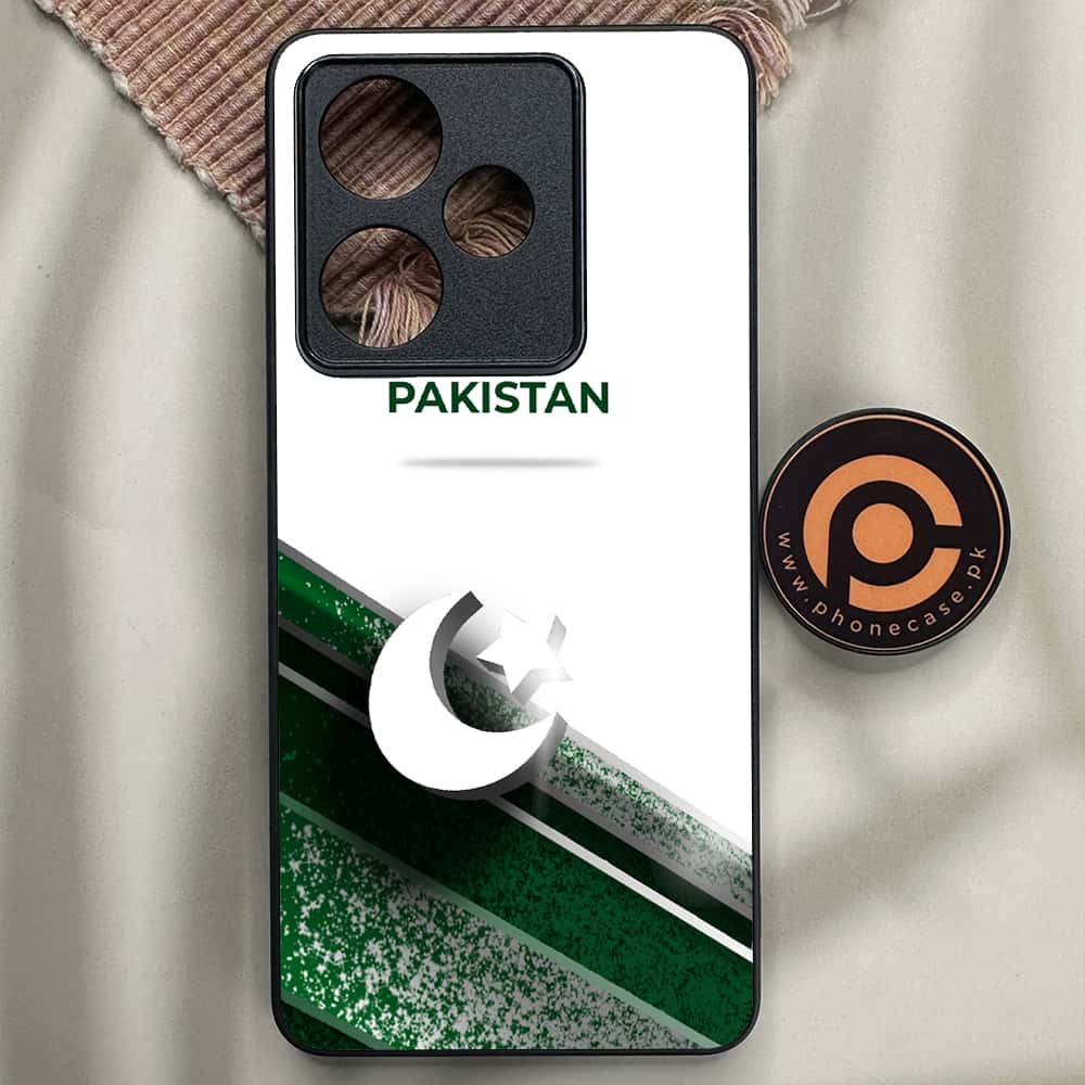 Realme GT 7 - Pakistani Flag Series - Premium Metal Printed soft Bumper shock Proof Case