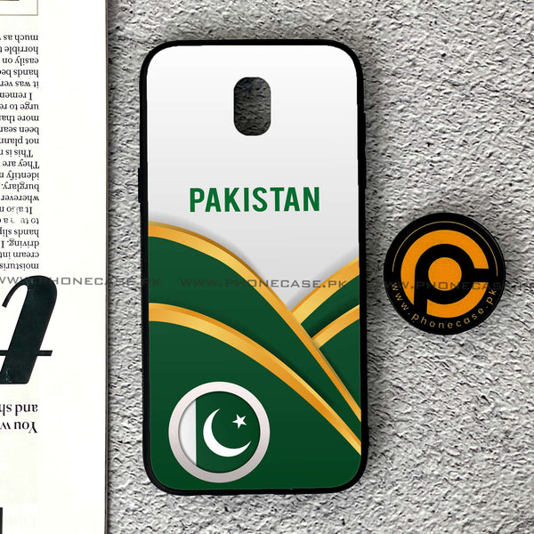 Samsung Galaxy J5 Pro 2017 - Pakistani Flag Series - Premium Printed Metal soft Bumper shock Proof Case