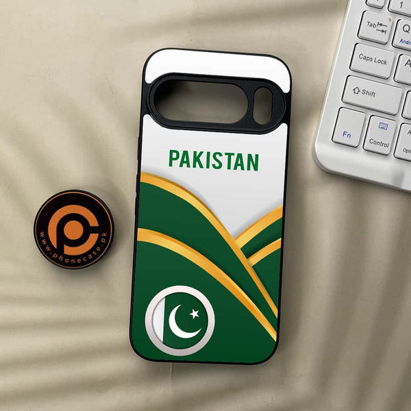 Google Pixel 10 Pro  - Pakistani Flag Series - Premium Metal Printed soft Bumper Shock Proof Case