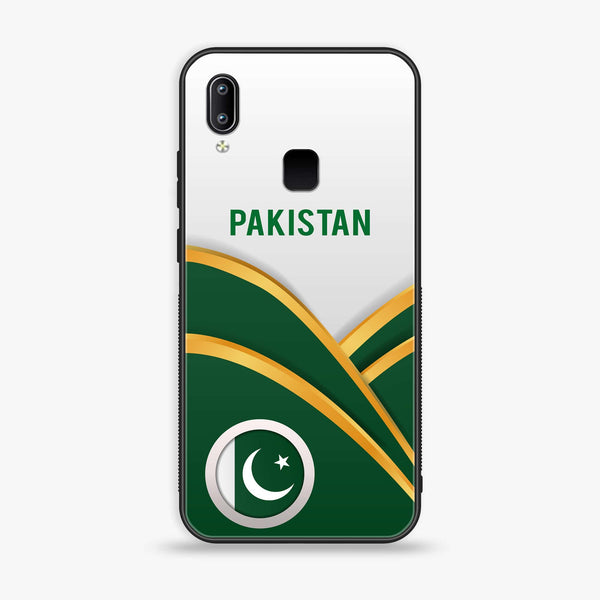 vivo Y95 - Pakistani Flag Series - Premium Printed Glass soft Bumper shock Proof Case