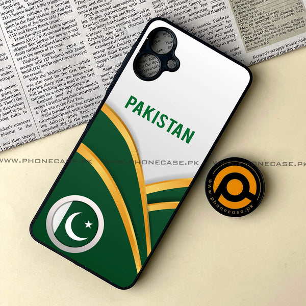 Samsung Galaxy A06  - Pakistani Flag Design 1 - Premium Metal Printed soft Bumper shock Proof Case CS-35128
