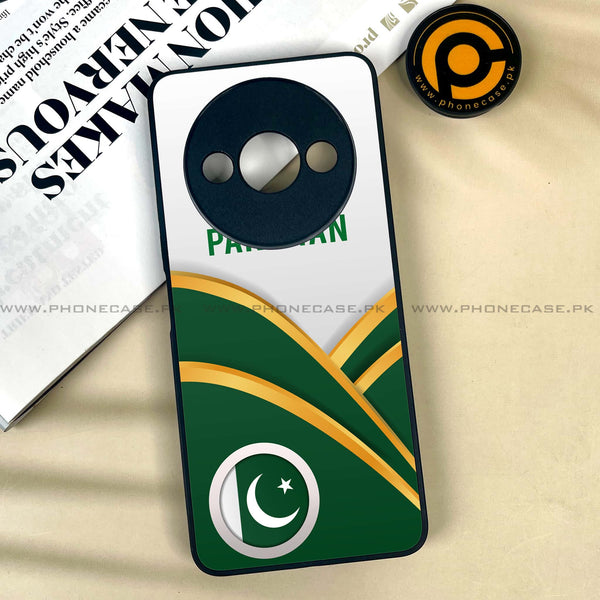 Xiaomi Redmi A3x - Pakistani Flag Series - Premium Printed Metal soft Bumper shock Proof Case