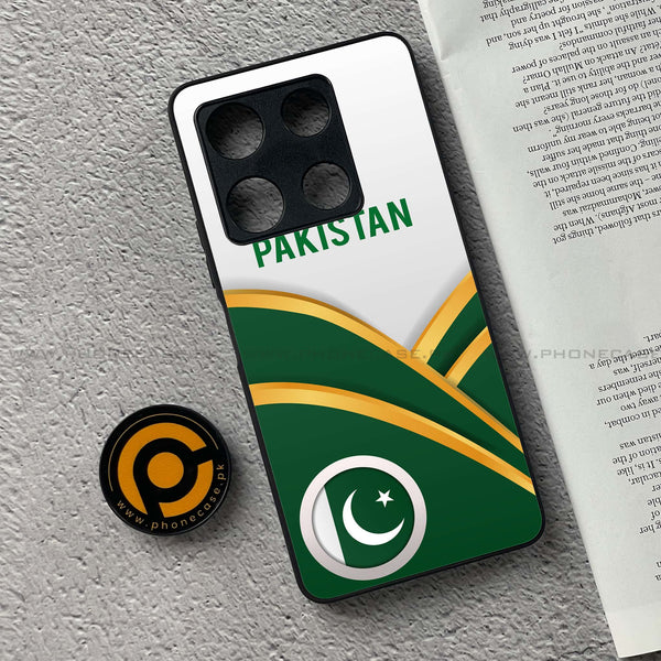 Infinix Note 30 Pro - Pakistani Flag Series - Premium Metal Printed soft Bumper shock Proof Case