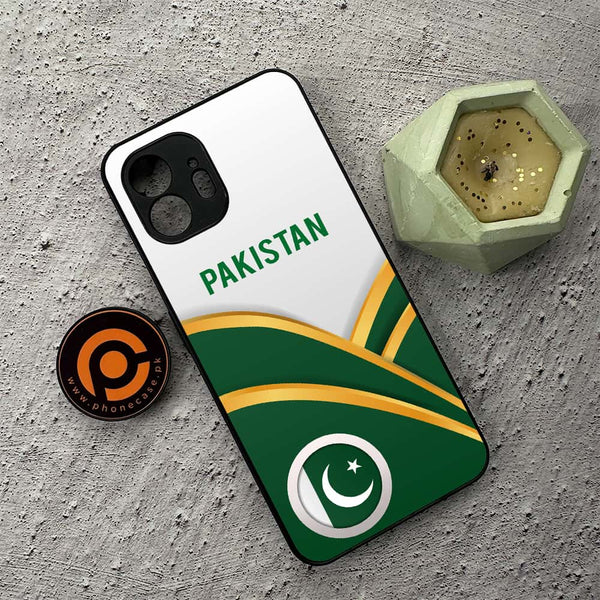 Nothing Phone 2 - Pakistani Flag Series - Premium Metal  Printed soft Bumper shock Proof Case