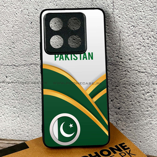 Xiaomi 14T - Pakistani Flag Series - Premium Printed Glass soft Bumper shock Proof Case