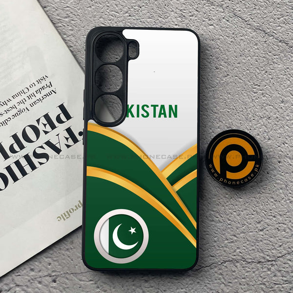 Vivo Y200 4G - Pakistani Flag Design 1 - Premium Metal Printed soft Bumper Shock Proof Case CS-36745