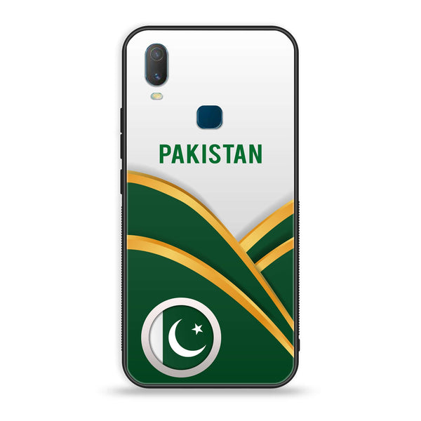 VIVO Y11 - Pakistani Flag Series - Premium Printed Glass soft Bumper shock Proof Case
