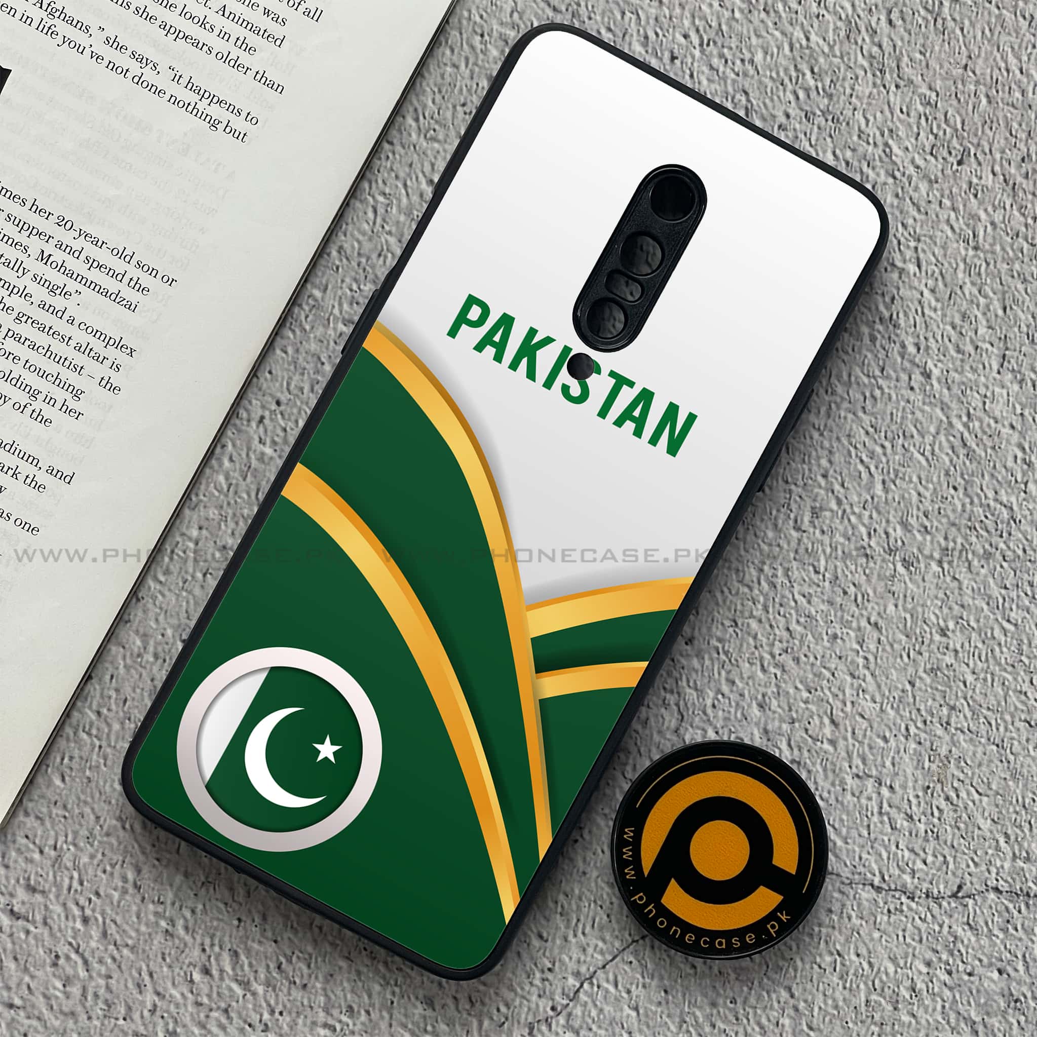 OnePlus 7 Pro - Pakistani Flag Series - Premium Printed Glass soft Bumper shock Proof Case