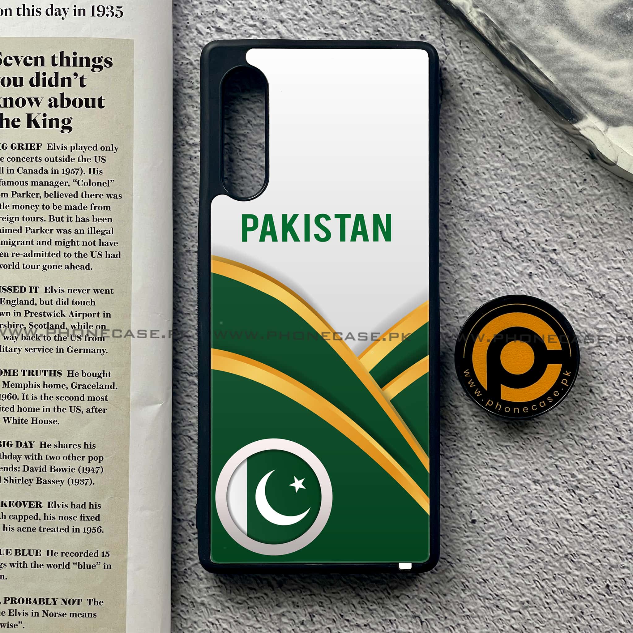 LG Velvet - Pakistani Flag Series - Premium Printed Glass soft Bumper shock Proof Case