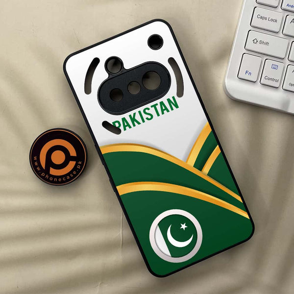 Nothing Phone 3a - Pakistani Flag Series - Premium Metal  Printed soft Bumper shock Proof Case