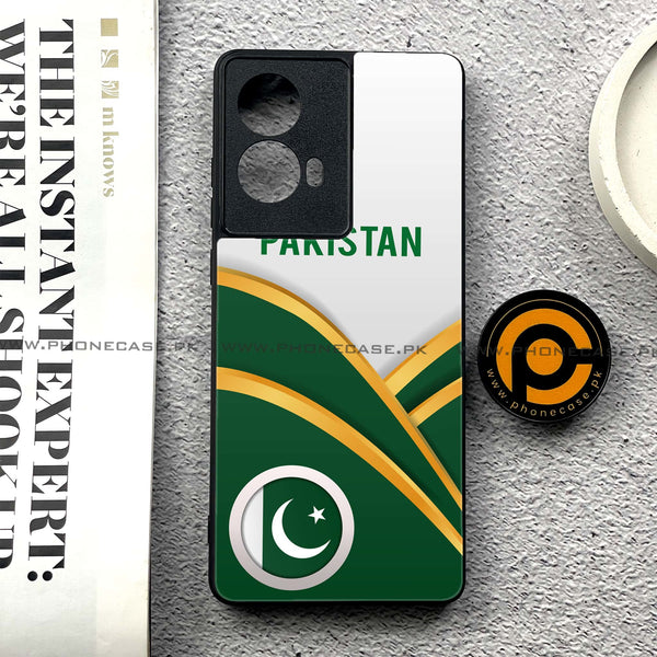 Moto G85 - Pakistani Flag Series - Premium Printed Glass soft Bumper shock Proof Case