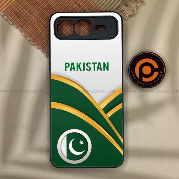 Infinix Smart 10 Plus - Pakistani Flag Design 1  - Premium Metal Printed soft Bumper shock Proof Case CS-38377 CS-39966
