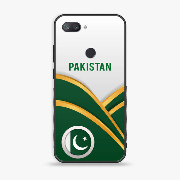 Xiaomi Mi 8 Lite - Pakistani Flag Series - Premium Printed Glass soft Bumper shock Proof Case