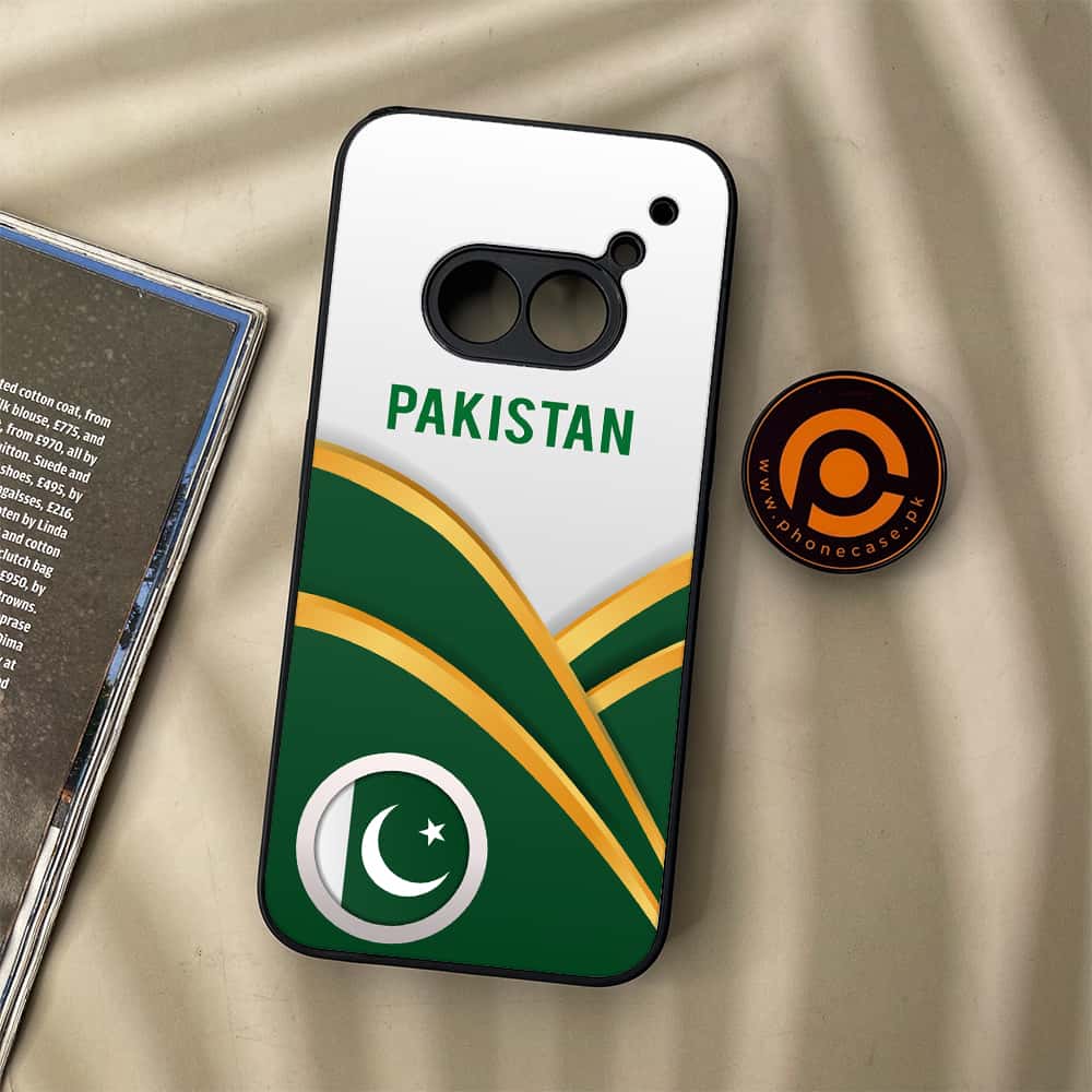 Nothing Phone (2a) - Pakistani Flag Series - Premium Metal Printed soft Bumper Shock Proof Case