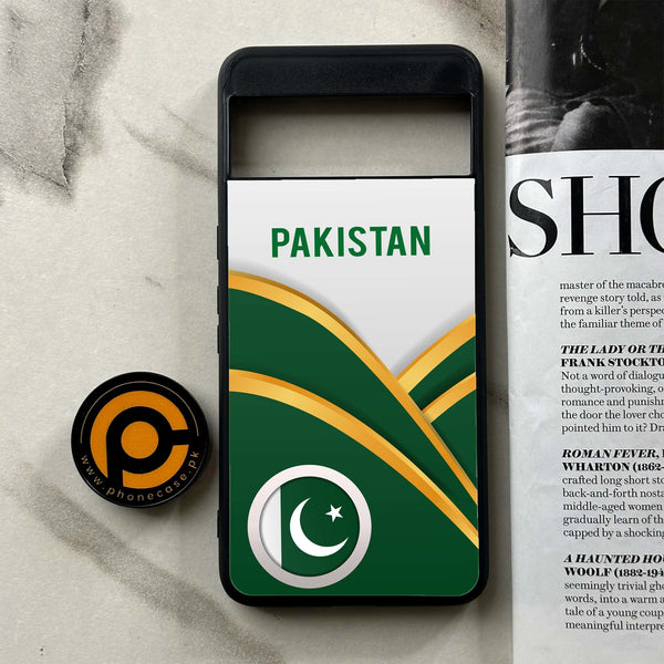 Google Pixel 8a - Pakistani Flag Series - Premium Printed soft Bumper Shock Proof Case