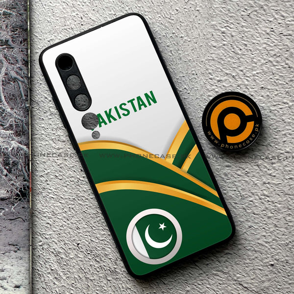 Xiaomi Mi 10 - Pakistani Flag Series - Premium Printed Glass soft Bumper shock Proof Case