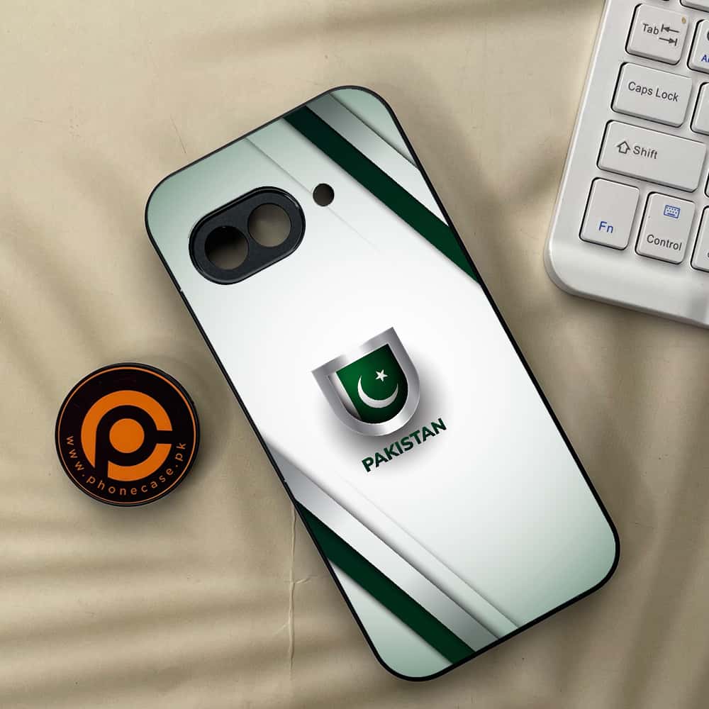 Google Pixel 9a - Pakistani Flag Series - Premium Metal Printed soft Bumper Shock Proof Case