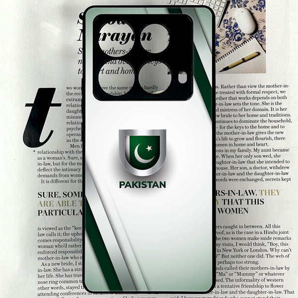 Infinix Note 40 4G - Pakistani Flag Design 2 - Premium Printed Glass soft Bumper shock Proof Case CS-21147