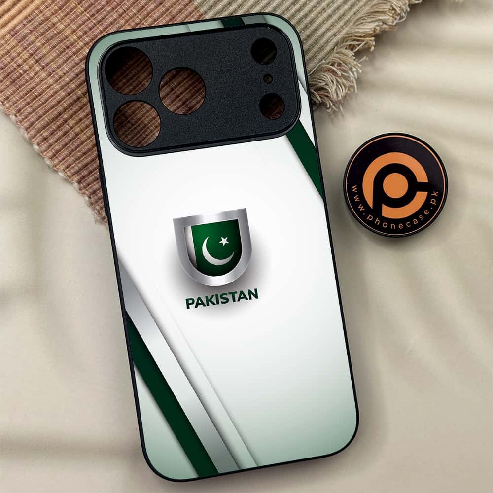 iPhone 17 Pro Max - Pakistani Flag Series - Premium Metal Printed soft Bumper shock Proof Case