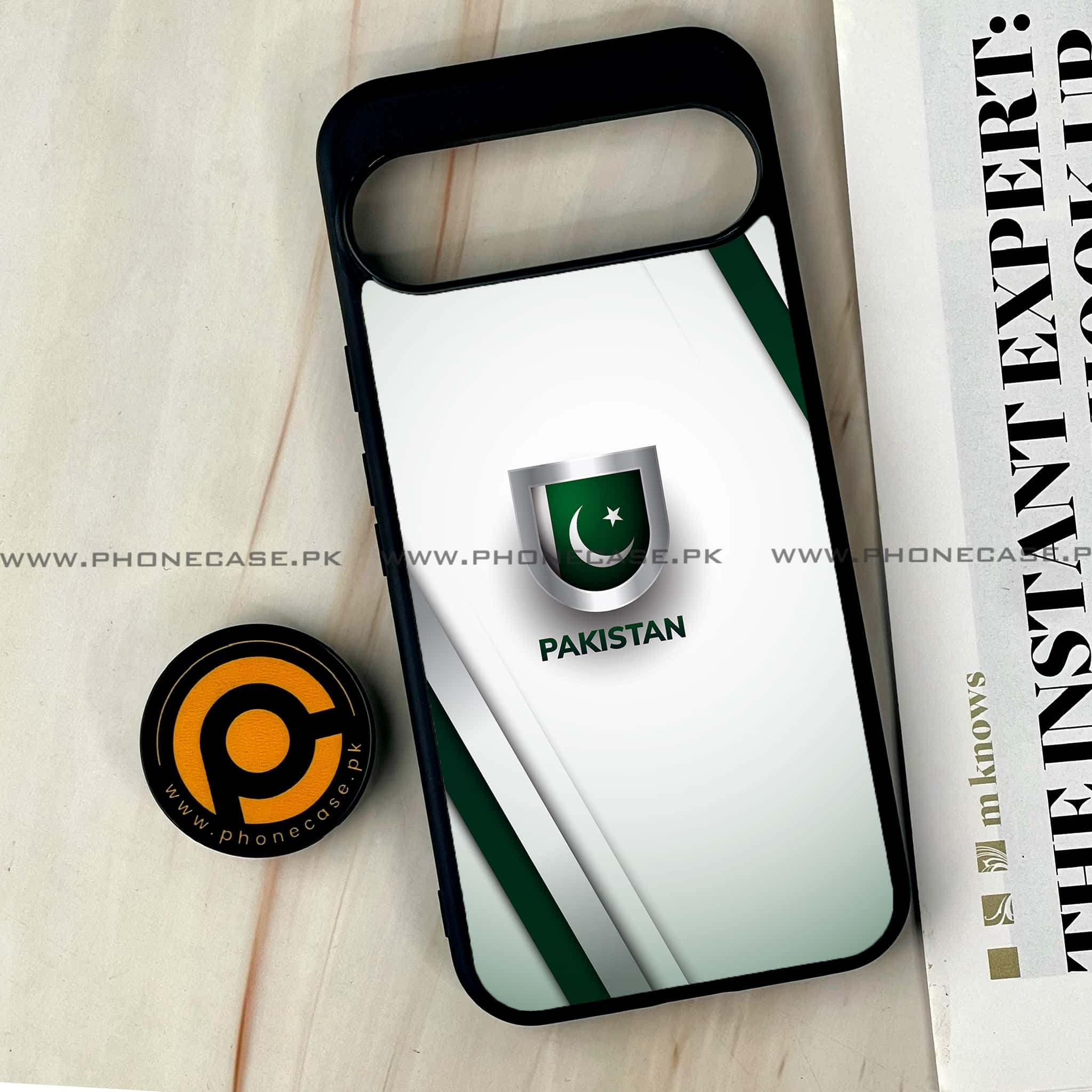 Google Pixel 9 Pro XL - Pakistani Flag Series - Premium Printed Glass soft Bumper shock Proof Case