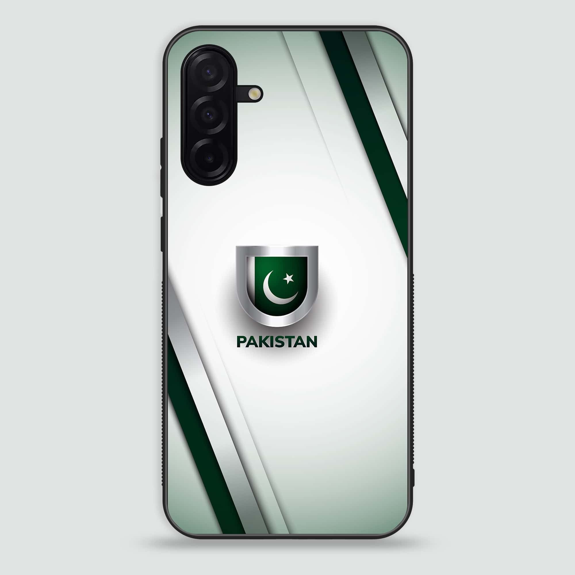 Samsung Galaxy A26 - Pakistani Flag Series - Premium Printed Glass soft Bumper shock Proof Case