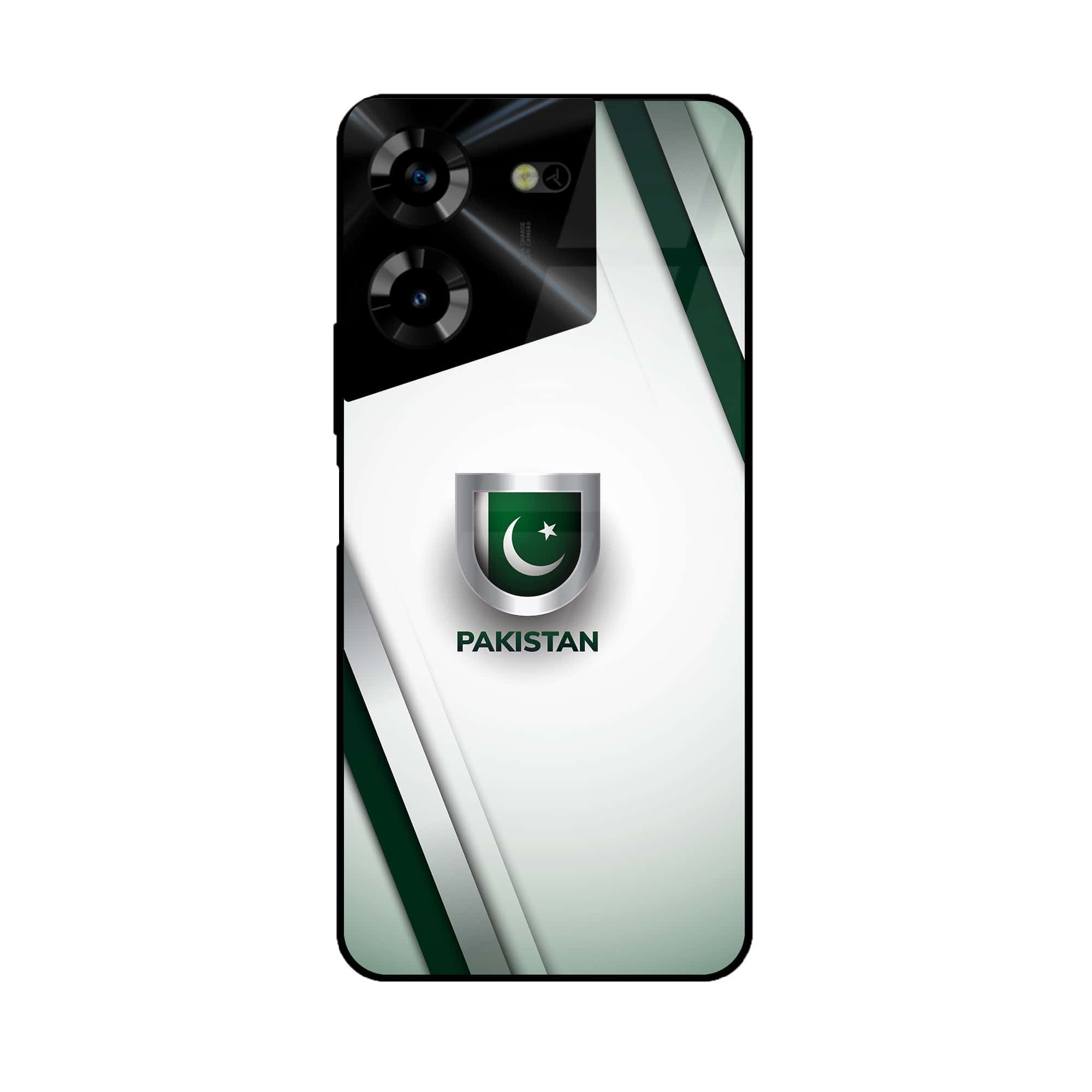 Tecno Pova 5 Pro - Pakistani Flag Series - Premium Printed Glass soft Bumper shock Proof Case