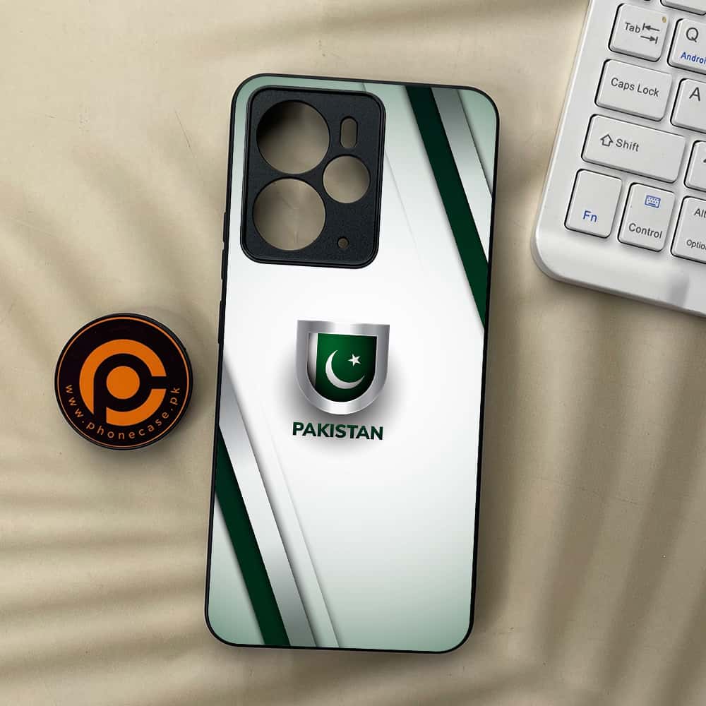 Realme 14 5G - Pakistani Flag Series - Premium Metal Printed soft Bumper Shock Proof Case