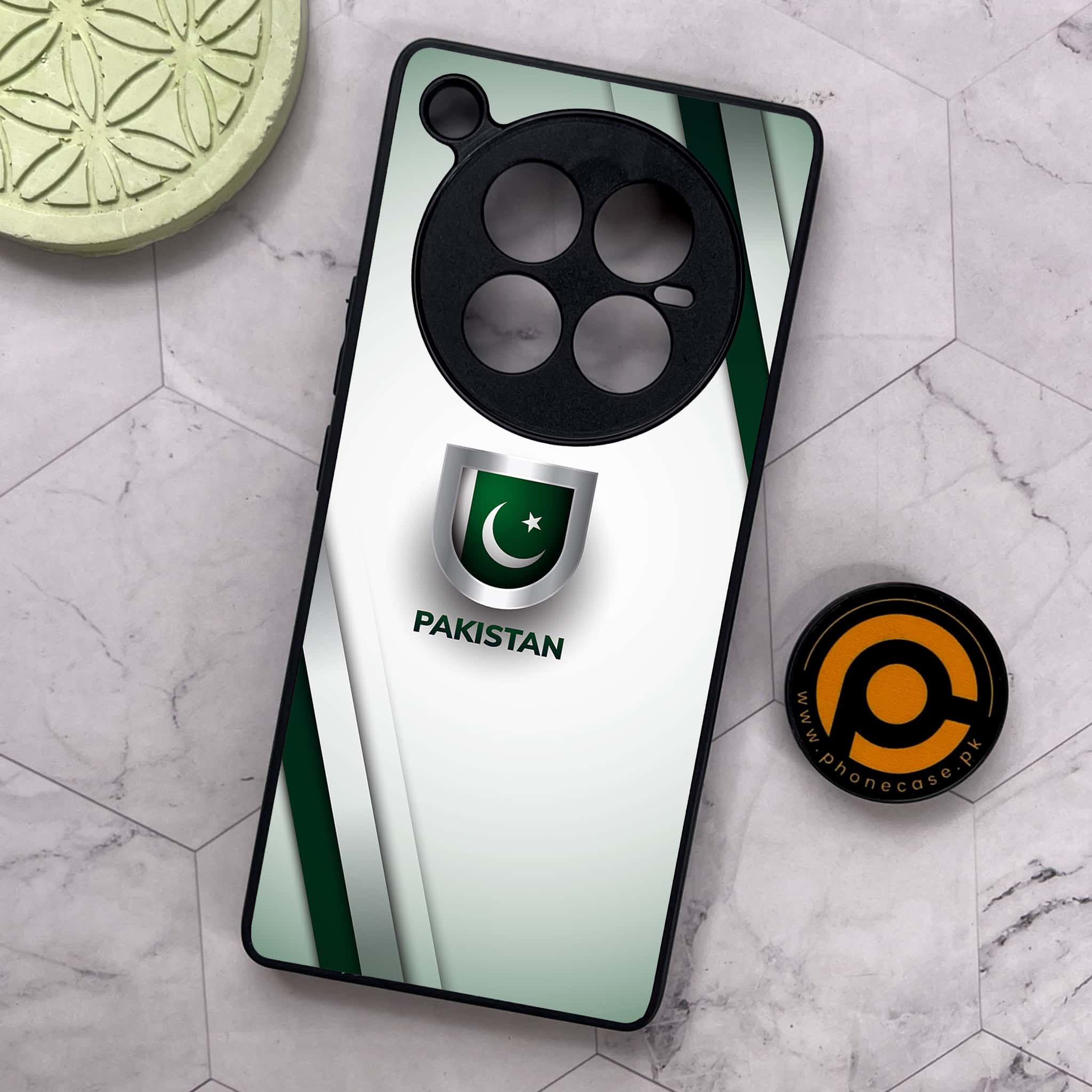 Infinix Zero 40 5G - Pakistani Flag Series - Premium Metal Printed soft Bumper shock Proof Case