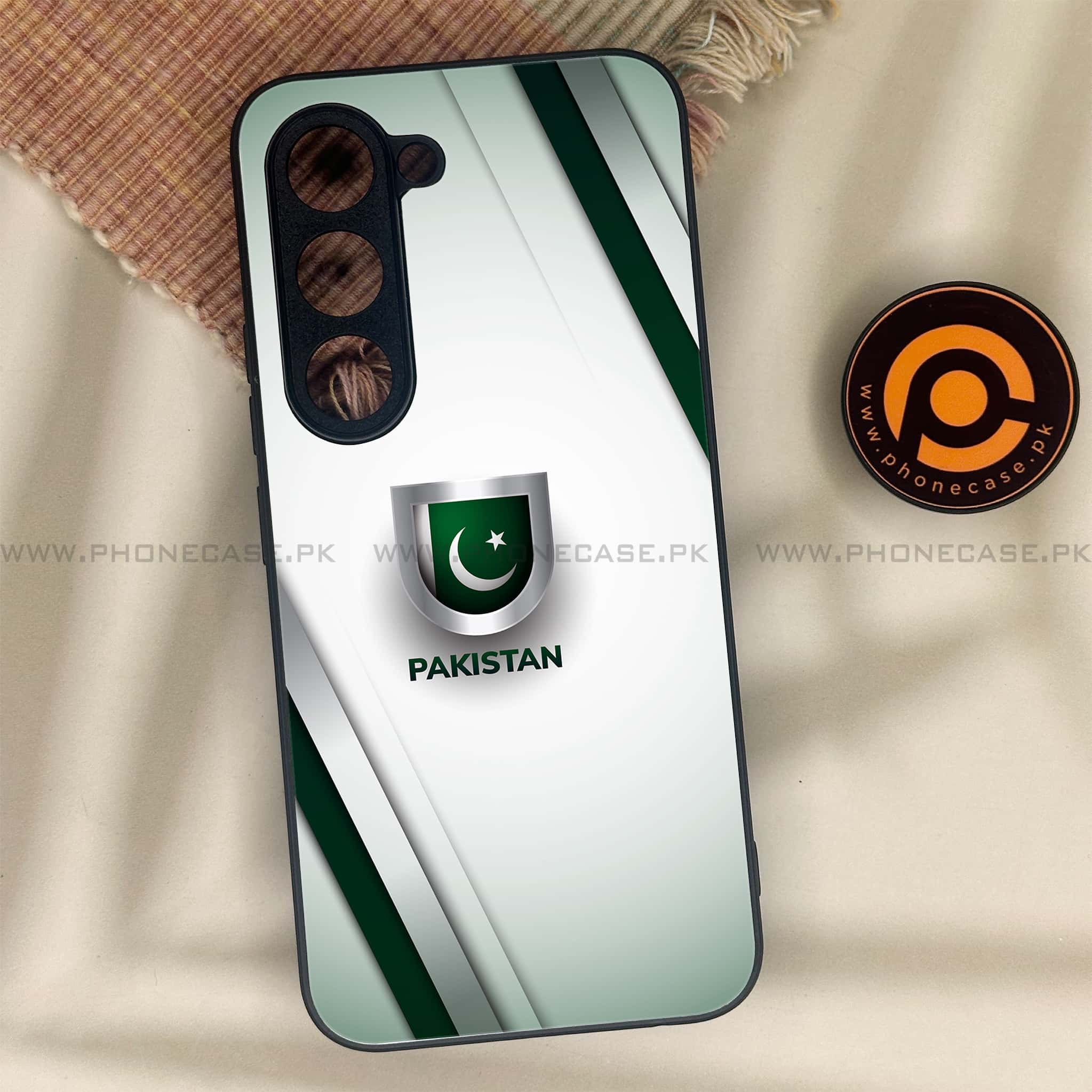 Tecno Spark 40 Pro - Pakistani Flag Series - Premium Metal Printed soft Bumper shock Proof Case
