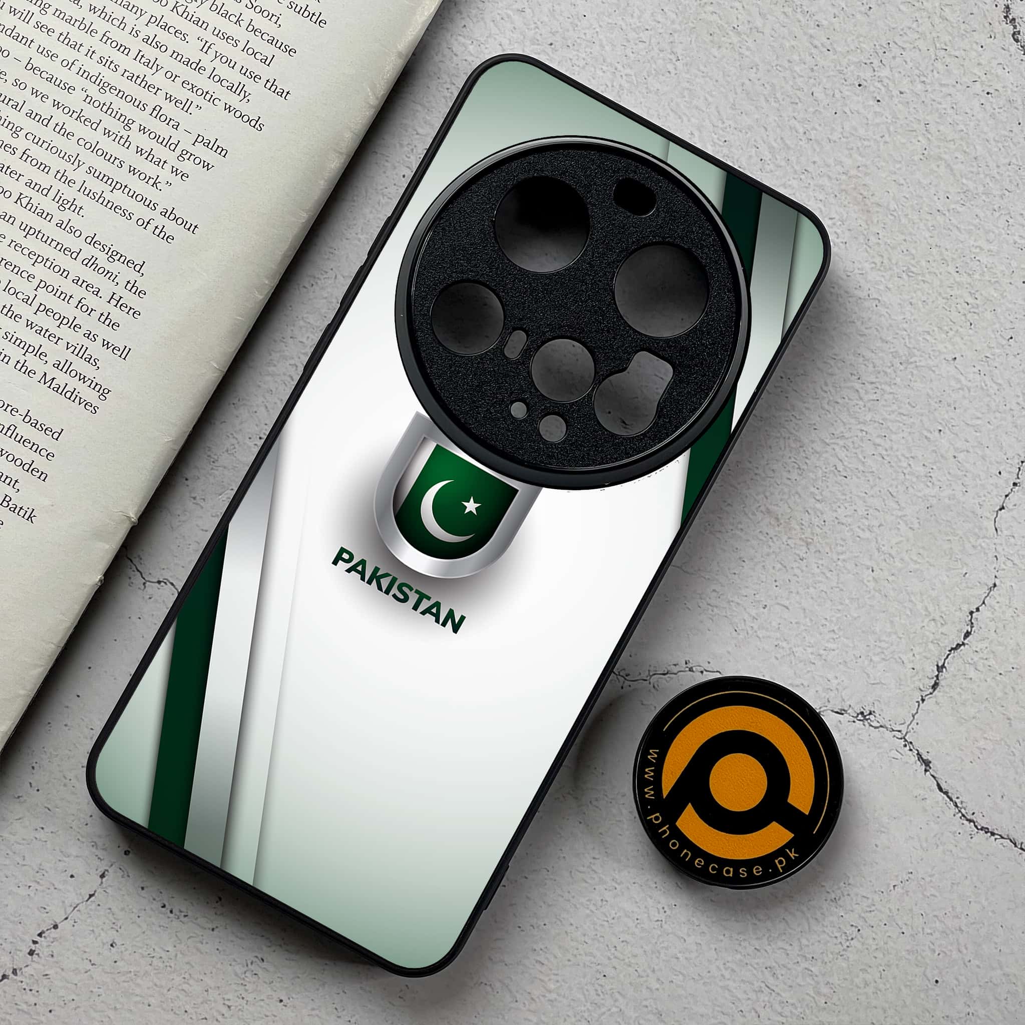 Xiaomi 15 Ultra - Pakistani Flag Series - Premium Metal Printed Soft Bumper Shockproof Case