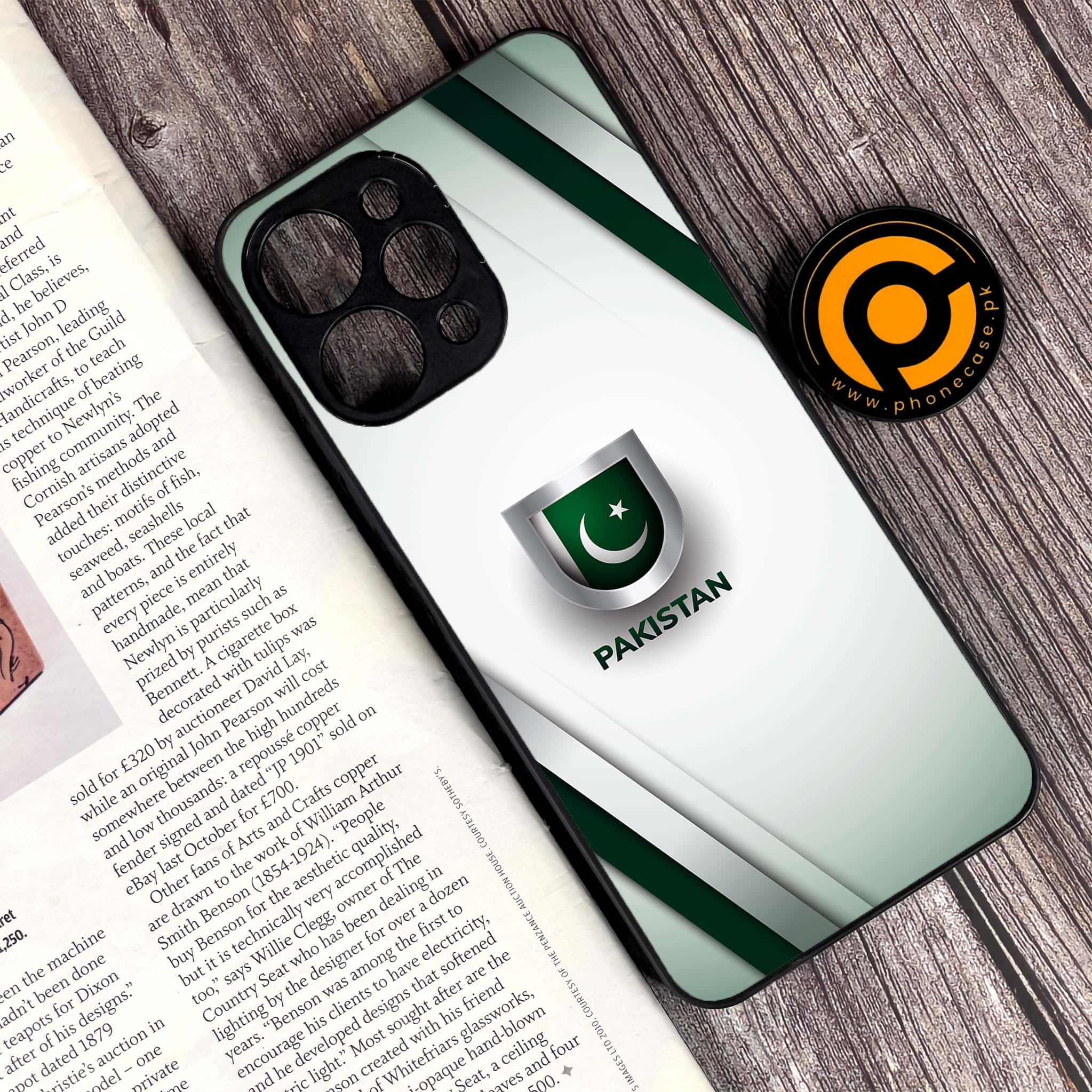 Xiaomi Redmi 12 - Pakistani Flag Series - Premium Printed Glass soft Bumper shock Proof Case