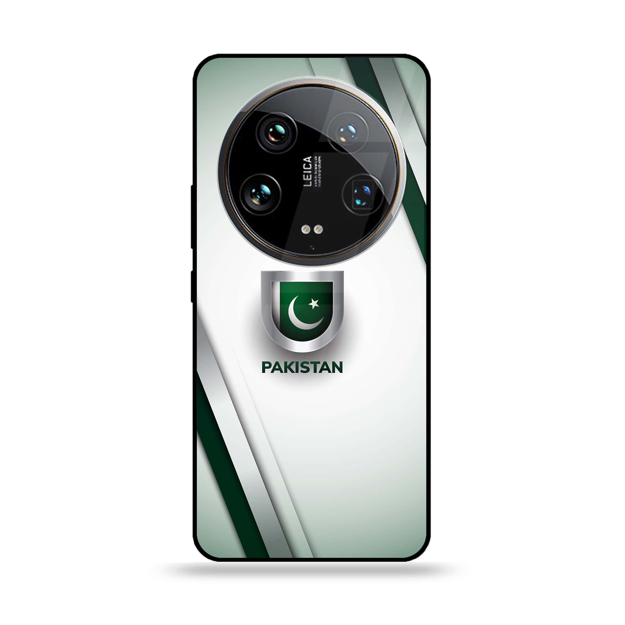 Xiaomi 14 Ultra - Pakistani Flag Series - Premium Printed Glass soft Bumper shock Proof Case