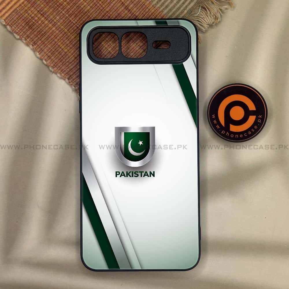 Infinix Smart 10 Plus - Pakistani Flag Series - Premium Metal Printed soft Bumper shock Proof Case