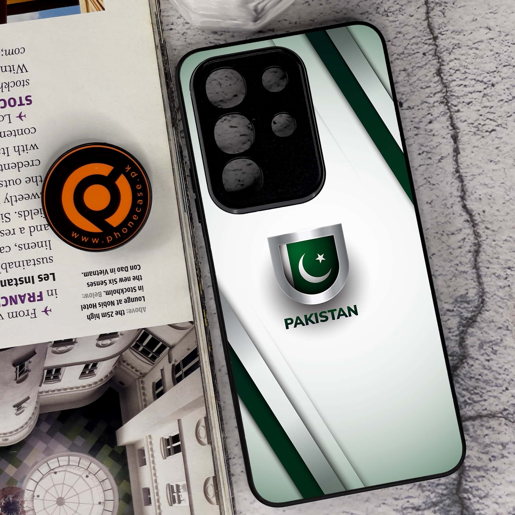 Vivo Y29 4G - Pakistani Flag Series - Premium Metal Printed soft Bumper Shock Proof Case